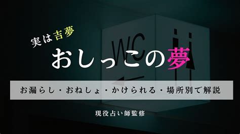 夢占い おしっこ|夢占い 